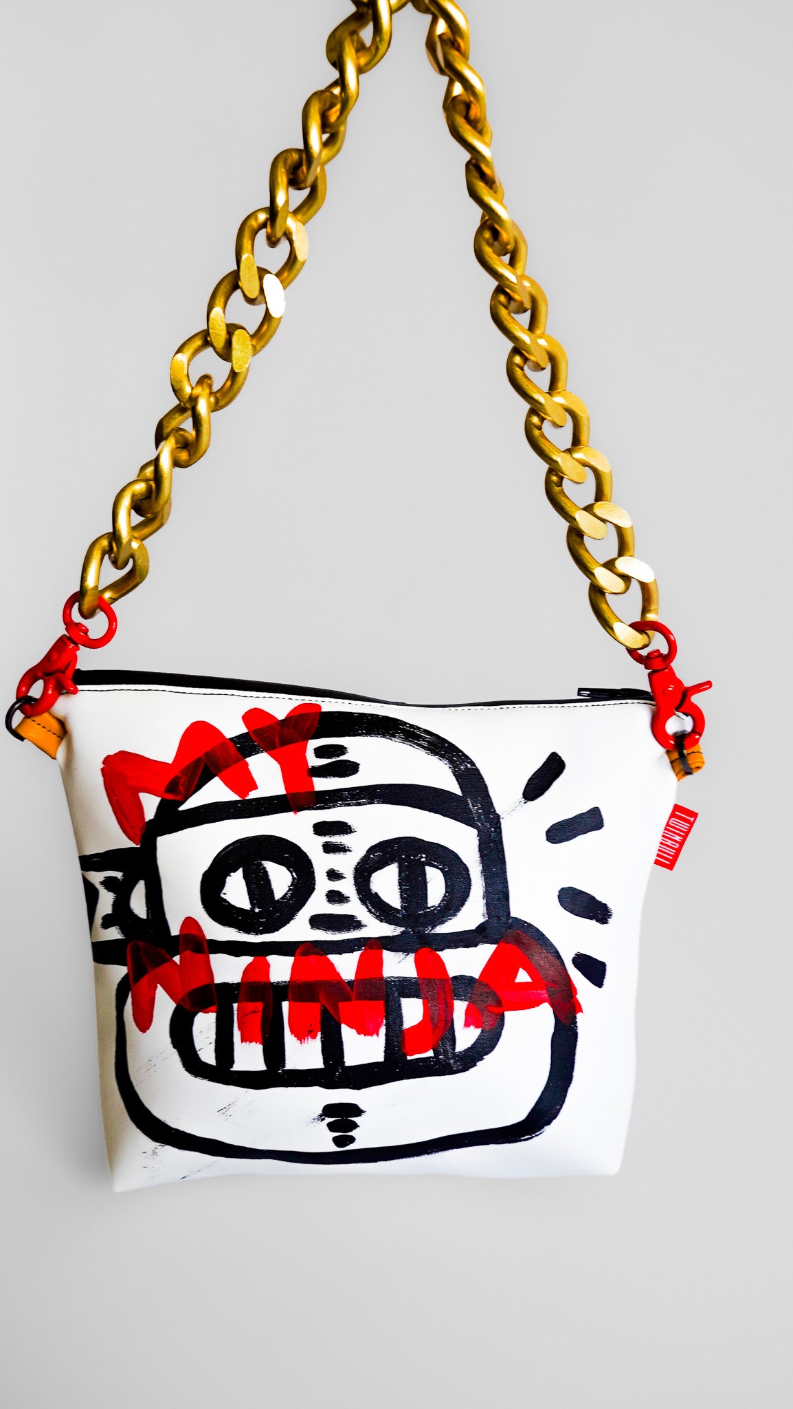 Pouch No. 001, handmade TWINBULL bag, alternate view 3