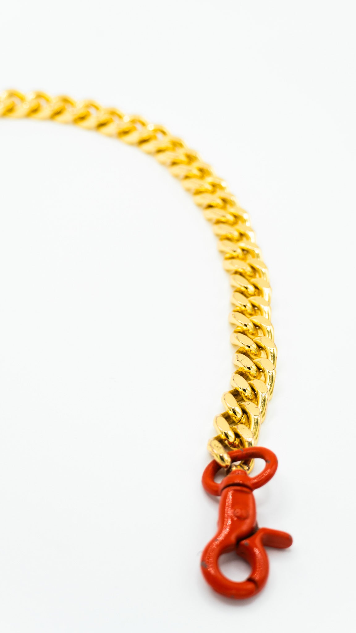 18k Gold Plated Chain Shoulder Strap, handmade TWINBULL bag, alternate view 2