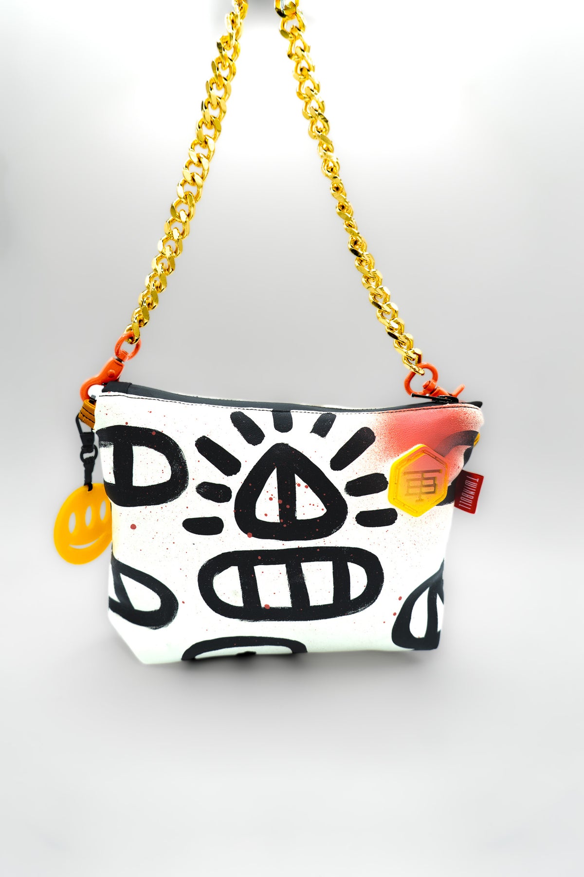 Pouch No. 003, handmade TWINBULL bag, front product view
