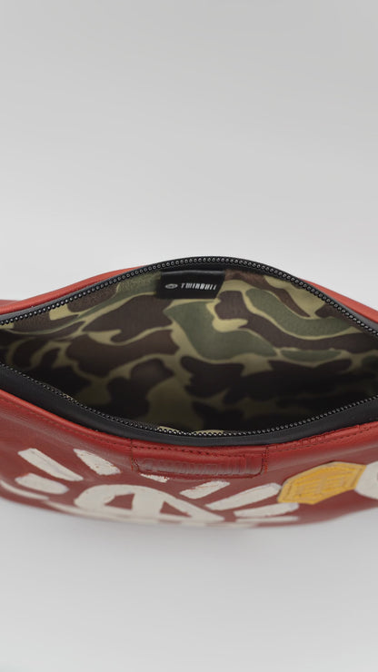 Red Leather Pouch No. 008